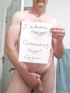 Andrew Meyer exposed as a faggot cocksucker online forever